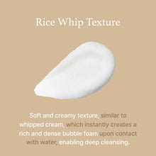 I'm from Rice Whip Facial Cleanser 5.07 Fl Oz, low-pH Korean Rice Water Face Wash for sensitive, dry skin, Gentle Face Wash for Hydrating & Moisturizing, Creamy Lather, Makeup Remover