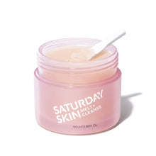 Saturday Skin Melt + Cleanse Makeup Remover Balm Daily Cleansing Facial Balm to Oil Double Face Wash Vegan Remove Waterproof Makeup and Mascara 3.38 Fl.Oz.