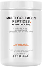 Codeage Multi Collagen Protein Powder Hydrolyzed, Type I, II, III, V, X, Grass Fed All in One Super Bone Broth and Collagen, 8.9 Ounces