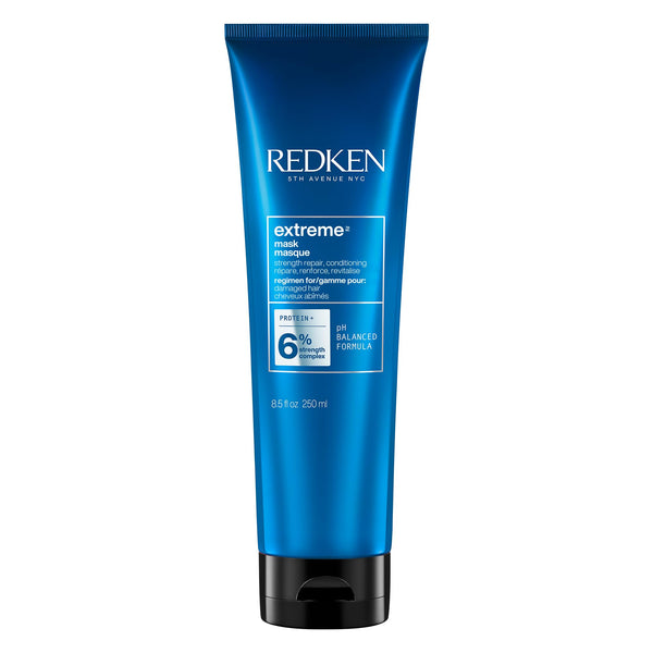 Redken Extreme Hair Mask, Protein Treatment for Dry, Damaged, Brittle Hair, Fortifies, Strengthens, Reduces Breakage, 250 ML