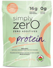 Simply Zero Organic Protein Powder - Premium Plant Based Unsweetened Pea Protein Powder, Zero Preservatives, Zero Additives, Zero Sugar, Zero Emulsifier, Zero Gum Base, No Sweeteners, Non Soy, Vegan Non GMO - Made In Canada 🇨🇦