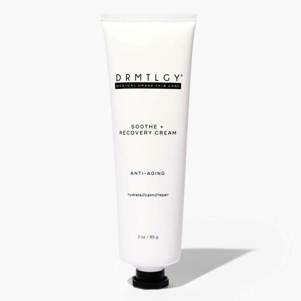 DRMTLGY Soothe and Recovery Cream Face Moisturizer. Fragrance Free, Oil Free, Noncomedogenic Face Cream for Sensitive Skin and All Skin Types.