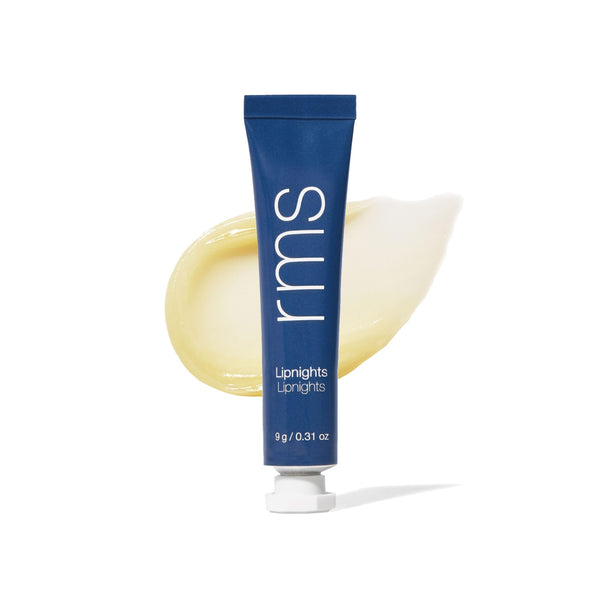 RMS Beauty Lipnights Overnight Lip Mask - Barrier Repair Hydrating Lip Balm, Vanilla Lip Balm, Coco Butter & Shea Butter Lip Balm, Lip Mask Overnight