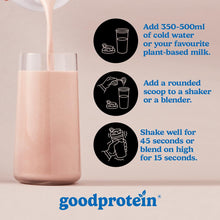 Good Protein Vegan Plant-based Protein Powder 100% Natural, Non-GMO, Dairy-free, Gluten-free, Soy-free, No Added Sugar and Nothing Artificial. Cookies & Cream All-in-One Shake 440 grams