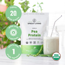 Sprout Living Simple Organic Protein Pea, 454g