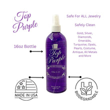 Top Purple Jewelry and More Cleaner 16 Ounce Spray Bottle