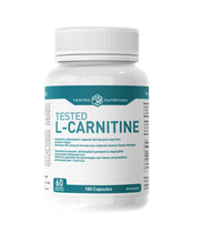 Tested Nutrition L-Carnitine Capsules | 454mg L-Carnitine Tartrate per Capsule | Stimulant-Free Metabolism Booster for Weight Loss, Muscle Recovery, Energy Support | 60 Servings (180 Capsules)