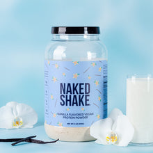 Naked Shake - Vanilla Protein Powder - Plant Based Protein Shake from US & Canadian Farms with MCT Oil, Gluten-Free, Soy-Free, No GMOs or Artificial Sweeteners - 30 Servings (Vanilla)