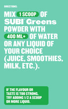 SUBI RAW Greens Superfood Powder NOT FLAVOURED DAILY VEGETABLE REPLACEMENT Boost Daily Well-Being and Feel Better MADE IN CANADA Raw Superfood Ingredients: Matcha, Kale, Barley Grass, Spirulina, Acai, Goji Berry 40 Day Supply