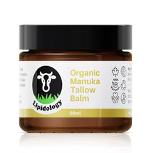 Organic Tallow Manuka Honey Balm: Natural, Unscented Balm for the Face and Body, Made with Organic, Grass-Fed/Finished Canadian Beef Tallow and Raw, Organic New Zealand Manuka Honey, for Sensitive Skin, by Lipidology, 60 ml (2 oz) Buy From Quality Organic