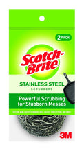 Scotch-Brite Stainless Steel Scrubbing Pad, 2-Pads/Pk, 24-Packs (48 Pads Total)