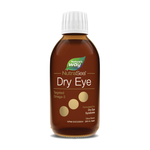 NutraSea Dry Eye Targeted Omega-3, 1500 mg of EPA + DHA, 150 mg of GLA, 200 ml Liquid