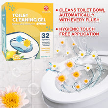 Simple Life Fresh Flower Stamp Toilet Gels, Variety Pack, Stops Limescale and Stains with Air Freshening Scent, Deodorizing Clean (64 Count (Pack of 2), Blue & Yellow)