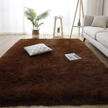 Vafodo 6X9 Feet Coffee Shaggy Area Rugs for Bedroom Living Room Ultra Soft Fluffy Throw Carpets for Girls Boys Kids Play Room Modern Home Decor Soft Fluffy Rugs