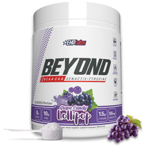 EHP Labs Beyond BCAA Powder Amino Acids Supplement for Muscle Recovery - Sugar Free BCAAs Amino Acids Post Workout Recovery Powder & 10g of EAA Amino Acids Powder - 60 Servings (Grape Candy Lollipop)