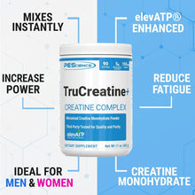 PEScience TruCreatine Powder with Creapure Creatine Monohydrate, Micronized, 5 Grams per Serving, 90 Servings