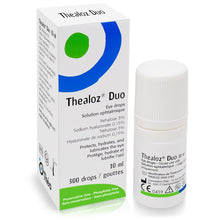 Thealoz Duo Eye Drops - Clinically Proven Formula for Dry Eyes, Hydration with Hyaluronic Acid & Trehalose, Soothes & Lubricates, Tear Film Stabilization, Contact Lens Compatible - 10 ml (300 Drops)