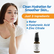 Pure Hyaluronic Acid Serum for Face - Hyalogic Natural HA Face Serum, Non-Greasy, Fragrance-Free Formula - Hyaluronic Acid Serum