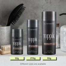 TOPPIK Hair Building Fibers for Instantly Fuller Hair, Dark Brown, 27.5 g, Fill In Fine or Thinning Hair, Instantly Thicker Looking Hair, Multiple Shades for Men & Women