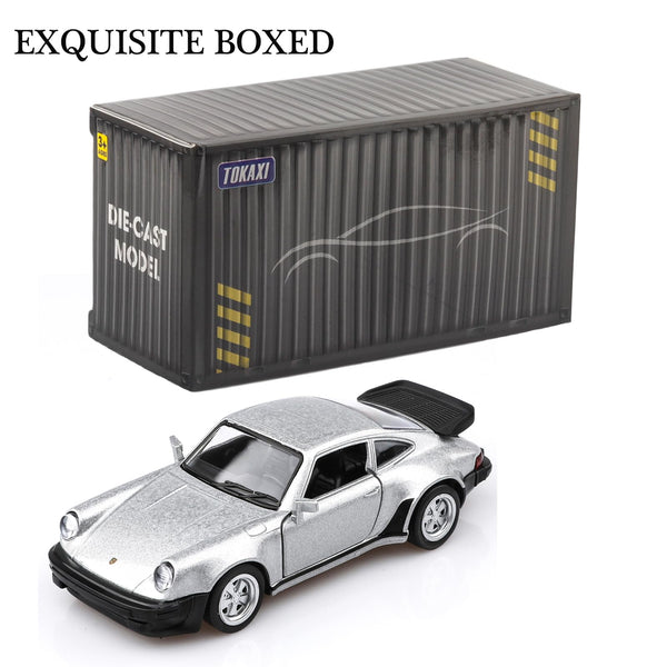 TOKAXI 1/36 Scale Porsche 911 Trubo Diecast Car Models,Pull Back Vehicles Porsche 911 Toy Car,Cars Gifts for Boys Girls