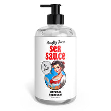 NAUGHTY JANE'S SEX SAUCE Natural Lubricant for Beginners, Men, Women, & Couples. Multi-Use Lubricant and Toy Compatible. Easy to Clean, Body-Safe and Unscented. 1 Piece, Clear - 16oz.