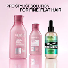 Redken Shampoo, Volume Injection Hair Shampoo, Lightweight Finish, Volumizing Shampoo, Adds Lift and Body, Adds Volume to Hair, For Fine, Flat and Processed Hair, Paraben Free