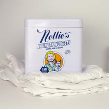 Nellie's Laundry Nuggets - 150 Loads - Fragrance-Free Pods - Plant-Based & Concentrated - Dissolves Quickly, No Residue - Mess-Free & Travel-Friendly - Safe for All Machines - (Made in Canada)