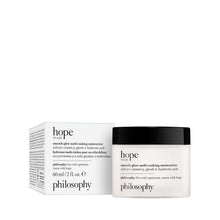 PHILOSOPHY hope in a jar smooth-glow moisturizer 60ml, multi-tasking moisturizer with pro-vitamin p, glycolic & hyaluronic acids