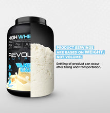 Revolution Nutrition, High Whey, Protein Powder, Whey Isolate, Superior Formula, Gluten Free, Lean Muscle Mass For Men & Women, 25g of Protein Per Scoop, 908 g, 24 Servings (Vanilla Cake, 2 Pound)