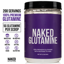 Pure L-Glutamine Made in the USA - 200 Servings - 1,000g, 2.2lb Bulk, Vegan, Non-GMO, Gluten and Soy Free.