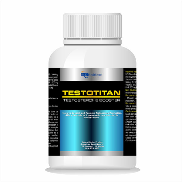 TestoTitan - Testosterone Booster for Men - Estrogen Blocker - Supplement Natural Energy, Strength - Muscle Growth - Promotes Fat Loss - Increase Male Performance - 30 day Supply - Supplements - Tongkat Ali, DIM,Fenugreek, Ashwagandha - Libido & Health Su