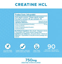 Revolution Nutrition Creatine HCL, 750mg, 90 Vegan Capsules