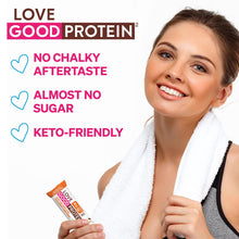 Love Good Fats High Protein Bars, Peanut Caramel - Whey Protein and Collagen - 20g Protein includes 6-7g Collagen, 2g Net Carbs, 1g Sugar - Chocolate Coating - Low Carb, Low Sugar, Keto, 12 Pack