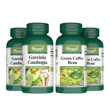 VORST Garcinia Cambogia 60 Capsules and Green Coffee Bean 90 Capsules | Combo Bundle 2 x 2 Bottles