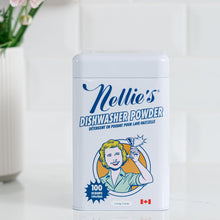 Nellie's Dishwasher Powder Bundle - 50 Scoops (Pouch) & 100 Scoops (Tin) - Kind to the Environment - Grease-Busting Performance for Spotless Results - Perfect for Planet Friendly Homes