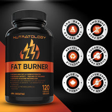 Nutratology Thermogenic Fat Burner - Metabolizes Carbohydrates+Fats - Appetite Suppressant That Helps Satiety - Weight Loss Pills for Women & Men - Bloating Relief - Keto-Friendly - 60 Diet Pills/Caps