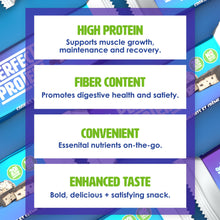 No Sugar Perfect Protein Bar - Cookies & Cream Flavor | 20g High Protein, Zero Sugar, Diabetic-Friendly, High Fiber, Keto-Friendly, Low Calorie, Nutrient Rich Healthy Snack | 14 Bars (55g)