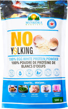 No Yolking Egg White Protein Powder by Muskoka Mornings (500g) | 25.5g of Protein per 30g Serving | Gluten, Dairy & Sugar Free, Low-Carb | Keto, Paleo & Diabetic-friendly, Vegetarian | Unflavoured