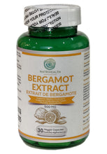 Natrihealth Bergamot Supplement Extract (500 mg), 30 Veggie Capsules | Maintenance of Healthy Cholesterol and Heart Health 30 Capsules x 1