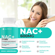 MAXIMUM POTENCY 600mg NAC Capsules (N-Acetyl-L-Cysteine) Supplement, Powerful Antioxidant, Glutathione Support, Liver Support, Vegan, Gluten Free. 90 Easy to Swallow Capsules. 2 Pack