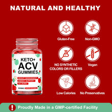 CanineGluca Keto ACV Gummies Advanced Weight Loss - Apple Cider Vinegar for Rapid Fat Burning, Detox & Improved Immunity - Gluten-Free & Sugar-Free Gummies for Women & Men - 60 Gummies