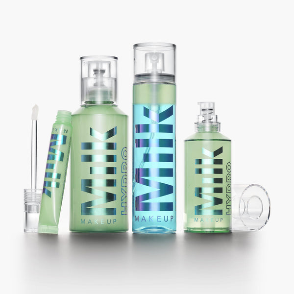 Milk Makeup Mini Hydro Grip Set + Refresh Spray - 1.69 fl oz - Hydrates & Sets Makeup for Up to 12 Hours - Weightless & Non Sticky - Aloe Scent - Alcohol Free, Vegan & Cruelty Free