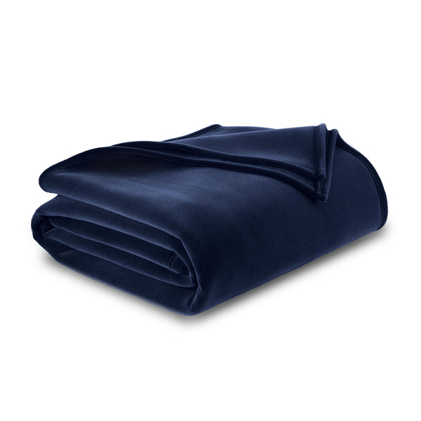 Twin Throw Blanket | Original Blanket | Snuggle-Ready | Durable Machine Washable Pet Friendly | All-Season Comfort | Layering Bed Sofa Blanket | Blanket for Bed | Cozy Throw Blanket | Navy