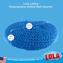 Lola 378 Plastic Mesh Scourer, 18-Pack