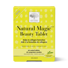 New Nordic Natural Magic Beauty Tablet - Skin Hydration Supplement - Contains Hyaluronic Acid, Vitamin C & Marine Hydrolyzed Collagen - Non-GMO, Dairy-Free & Gluten-Free - 60 Tablets