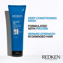 Redken Extreme Hair Mask, Protein Treatment for Dry, Damaged, Brittle Hair, Fortifies, Strengthens, Reduces Breakage, 250 ML