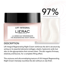 LIERAC|Lift Integral Firming Night Cream with Hyaluronic Acid - Face Moisturizer for Women, Reduces Appearance of Wrinkles, Creme de Nuit with Natural Ingredients, Hydrating Night Cream|50 ml