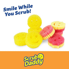 Scrub Daddy 4 Scrub Daddy Sponges & 4 Scrub Mommy Kitchen Sponges - Scratch-Free for Dishes & Multipurpose Cleaning - BPA Free & Made with Polymer Foam - Stain & Odor Resistant (8 Pack)