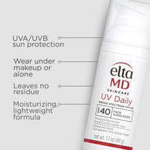 EltaMD UV Daily Broad-Spectrum SPF 40 Moisturizing Facial Sunscreen, 1.7 oz