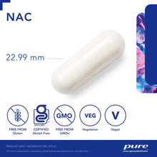 Pure Encapsulations NAC 600 mg - N-Acetyl Cysteine NAC Supplement for Immune Support, Liver Support & Antioxidants* - With Freeform N-Acetyl-L-Cysteine - 180 Capsules